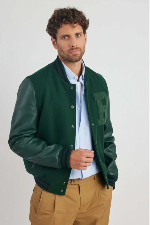 Chaqueta Hombre Redskins Oxford Hatch Forest Green