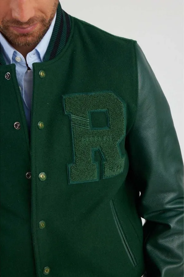 Chaqueta Hombre Redskins Oxford Hatch Forest Green