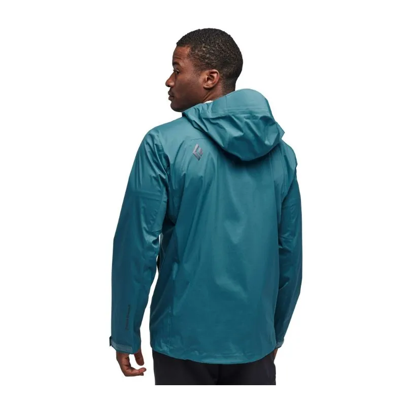 Chaqueta impermeable para hombre Black Diamond Stormline Stretch Rain Shell (Creek Blue)