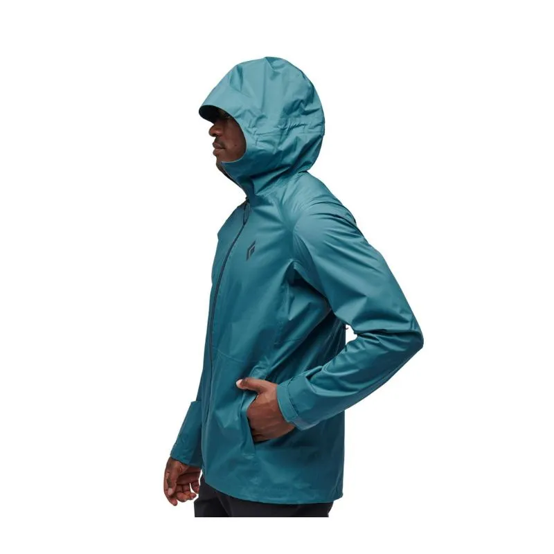 Chaqueta impermeable para hombre Black Diamond Stormline Stretch Rain Shell (Creek Blue)