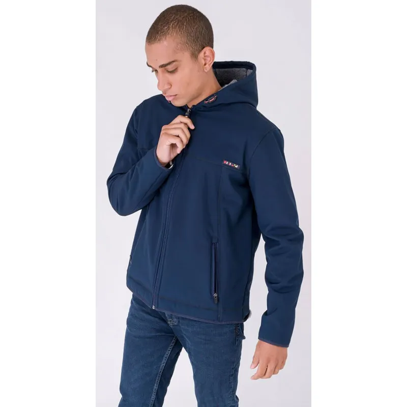 Chaqueta marinera softshell hombre