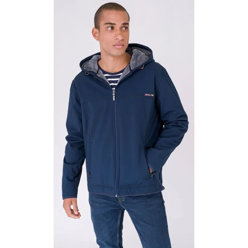 Chaqueta marinera softshell hombre