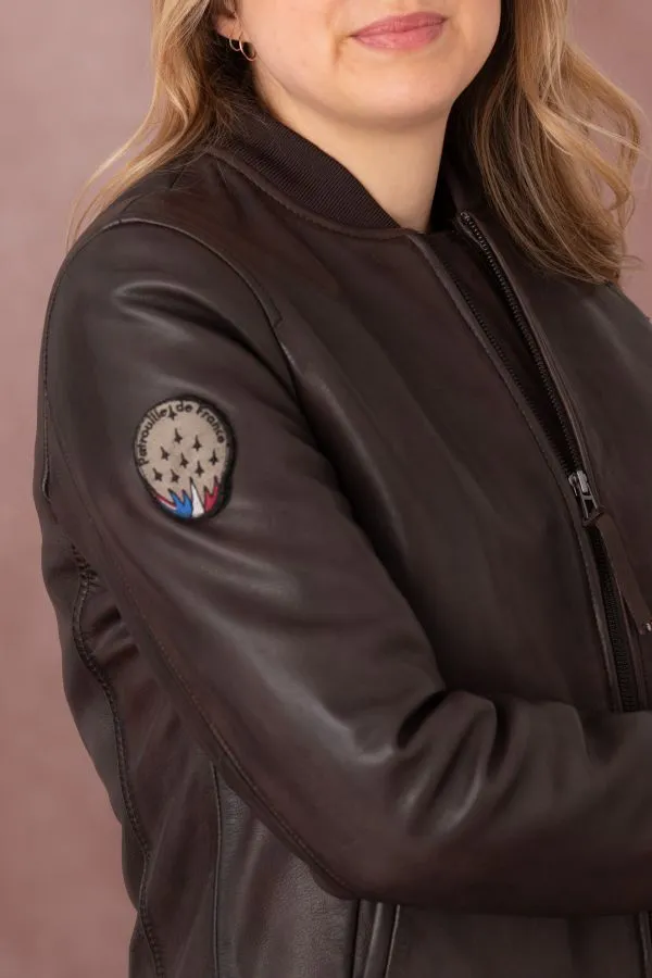 Chaqueta Mujeres Patrouille De France Baker Alpha Brown