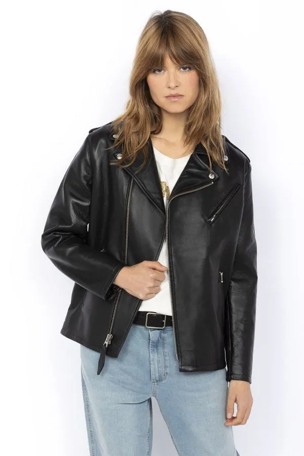 Chaqueta Mujeres Schott Lcwaubrey Black