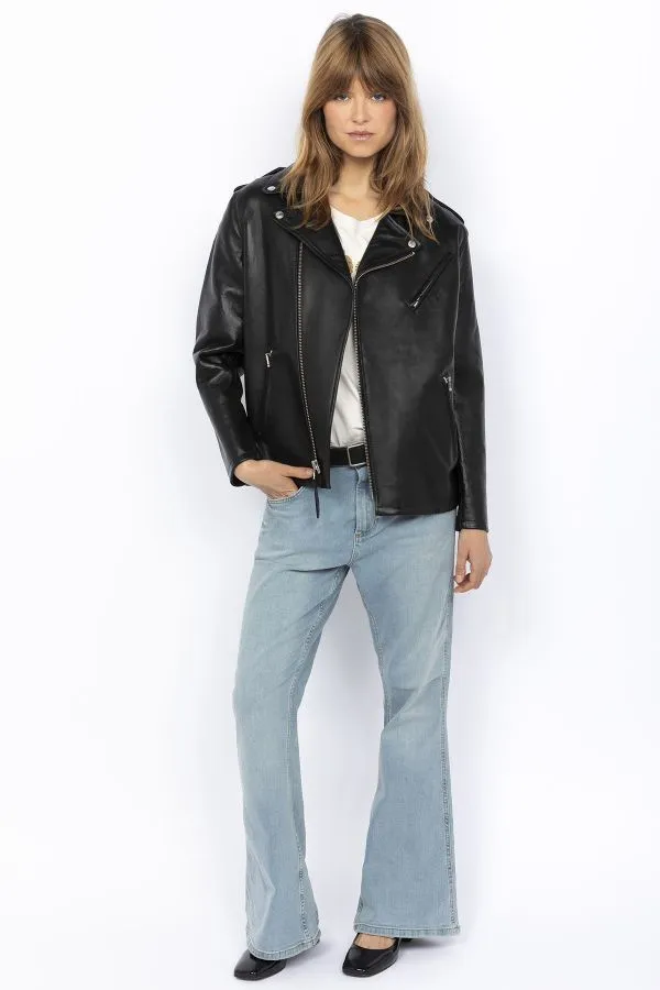 Chaqueta Mujeres Schott Lcwaubrey Black