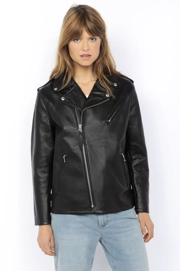 Chaqueta Mujeres Schott Lcwaubrey Black
