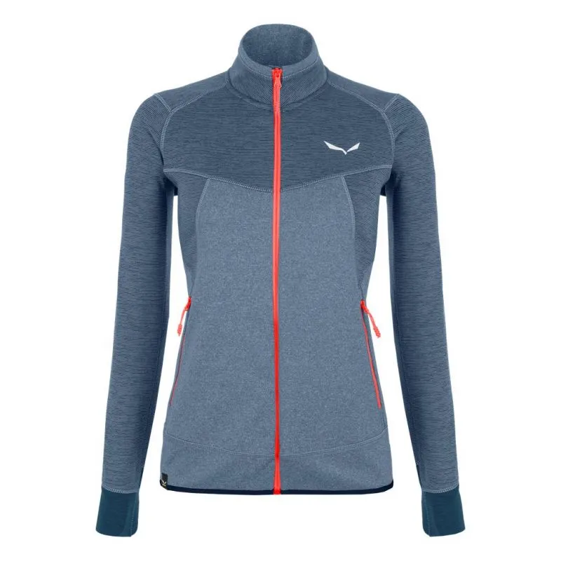 Chaqueta Salewa Puez Melange 2 Pl Fz (azul marino melange) para mujer