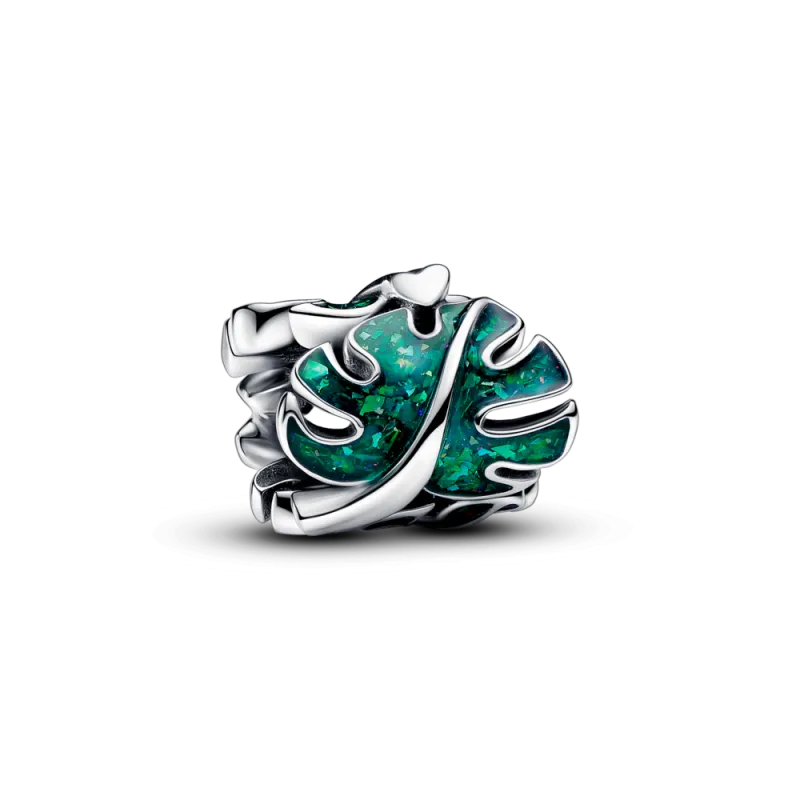Charm Pandora Hojas Monstera Verdes 793332C01