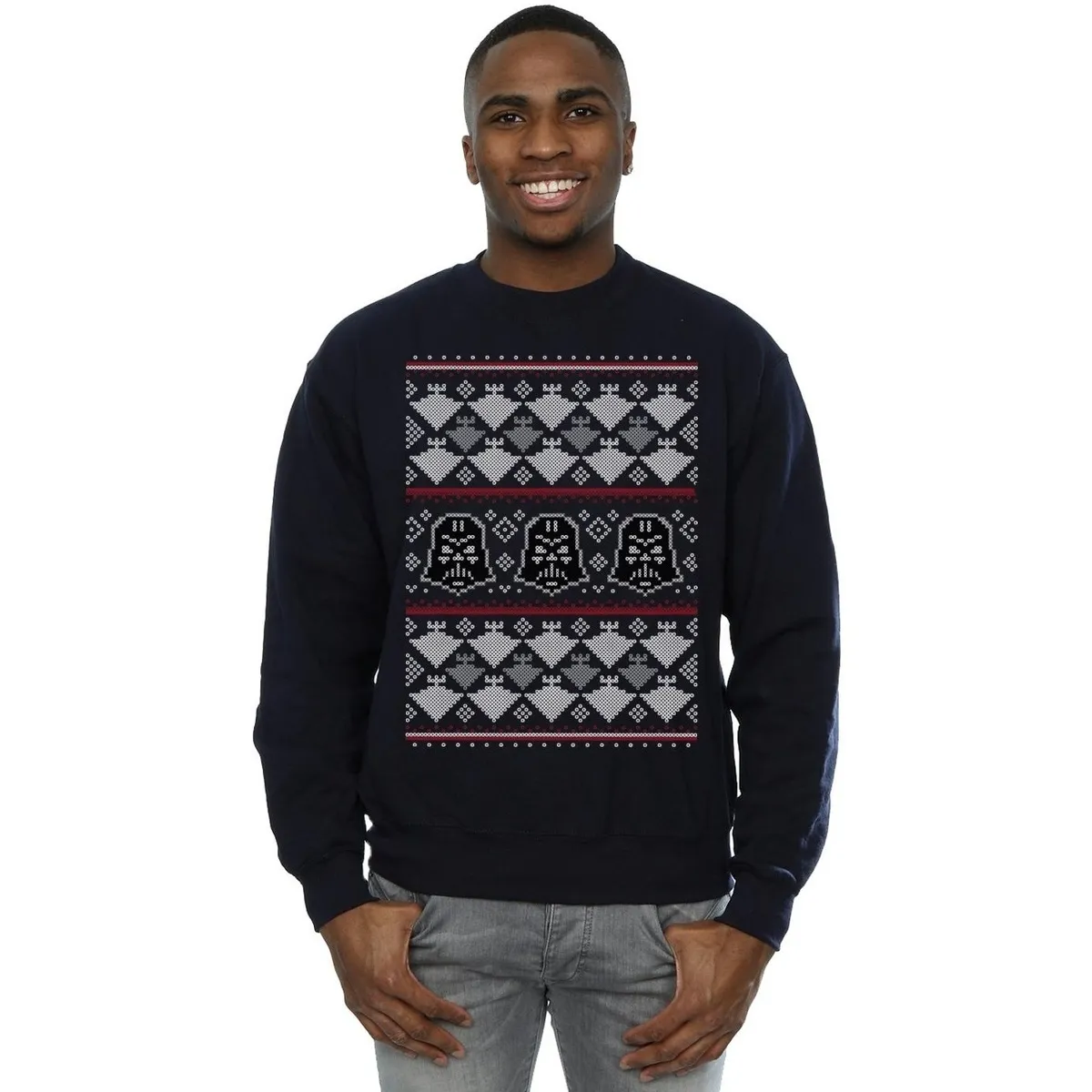 Christmas Vader Imperial Starship Fair Isle