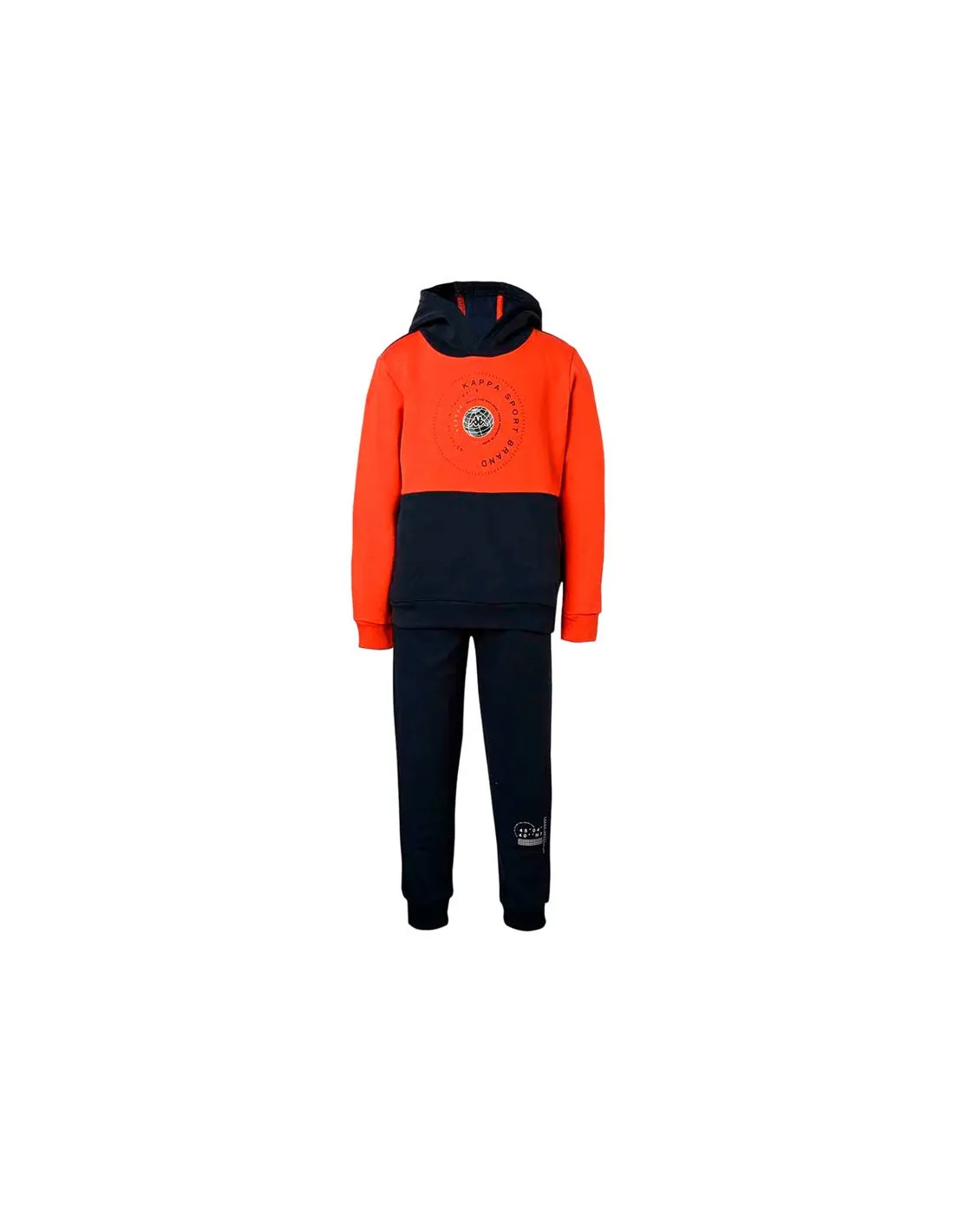 Chándal Kappa Bts Benzem Niño Red Md Coral/Blue Dk