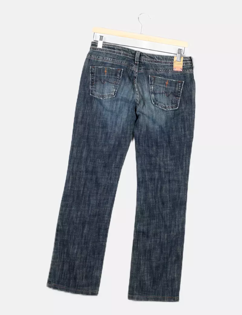 Cimarron Pantalón azul denim