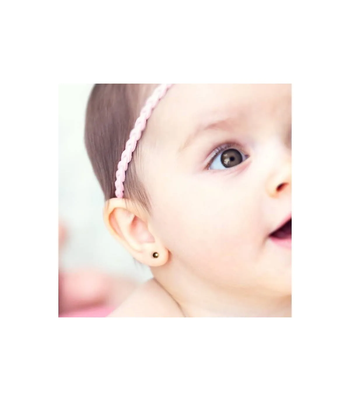 Clous d'oreilles or jaune Esther 5 mm 18 Carats