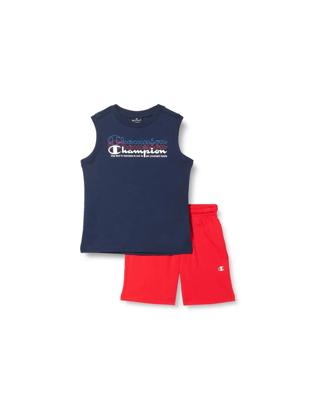 Conjunto Champion Set Azul Niño