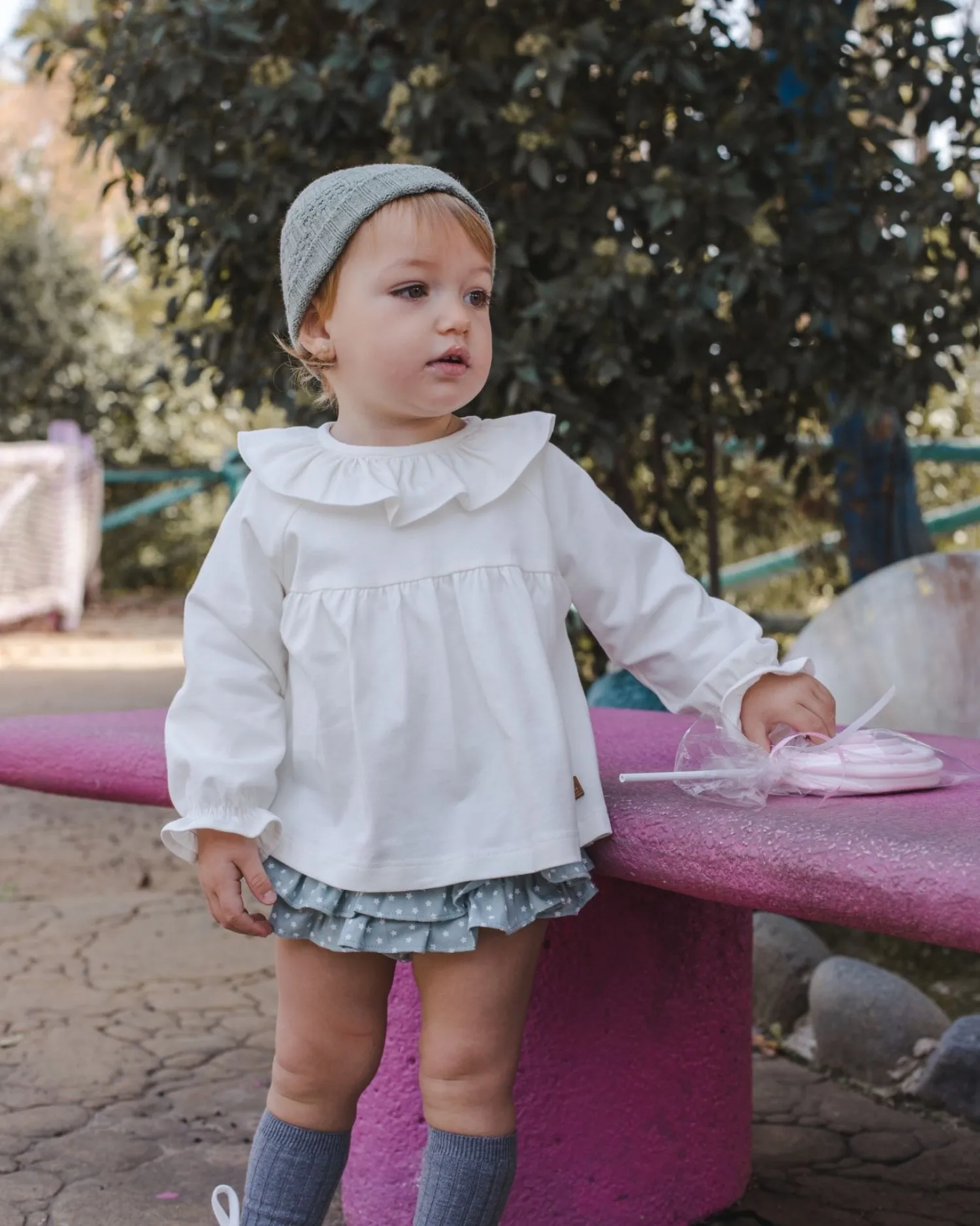 Conjunto niña colección estrellas de josé Varón