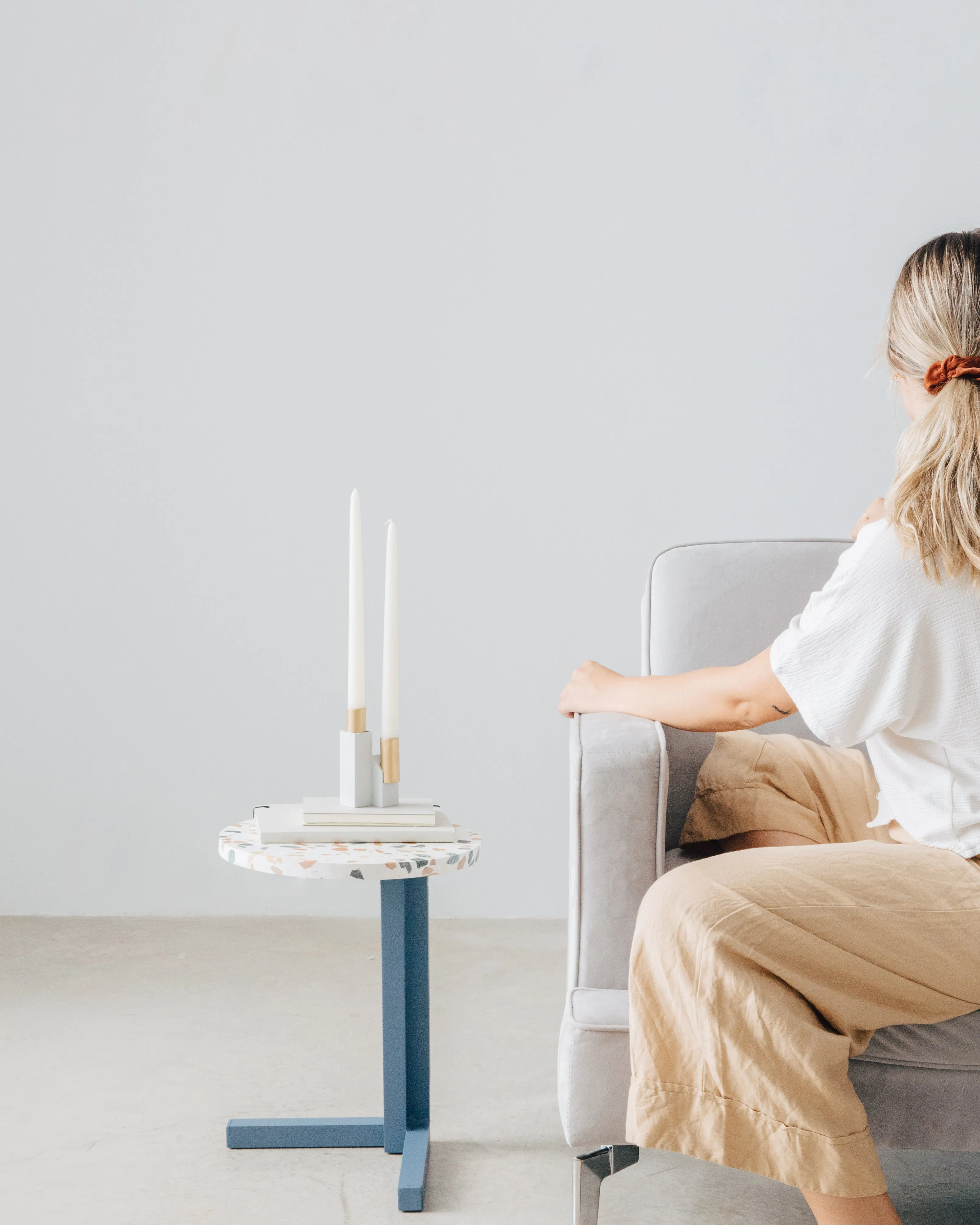 COTA Mini Side Table | Grey