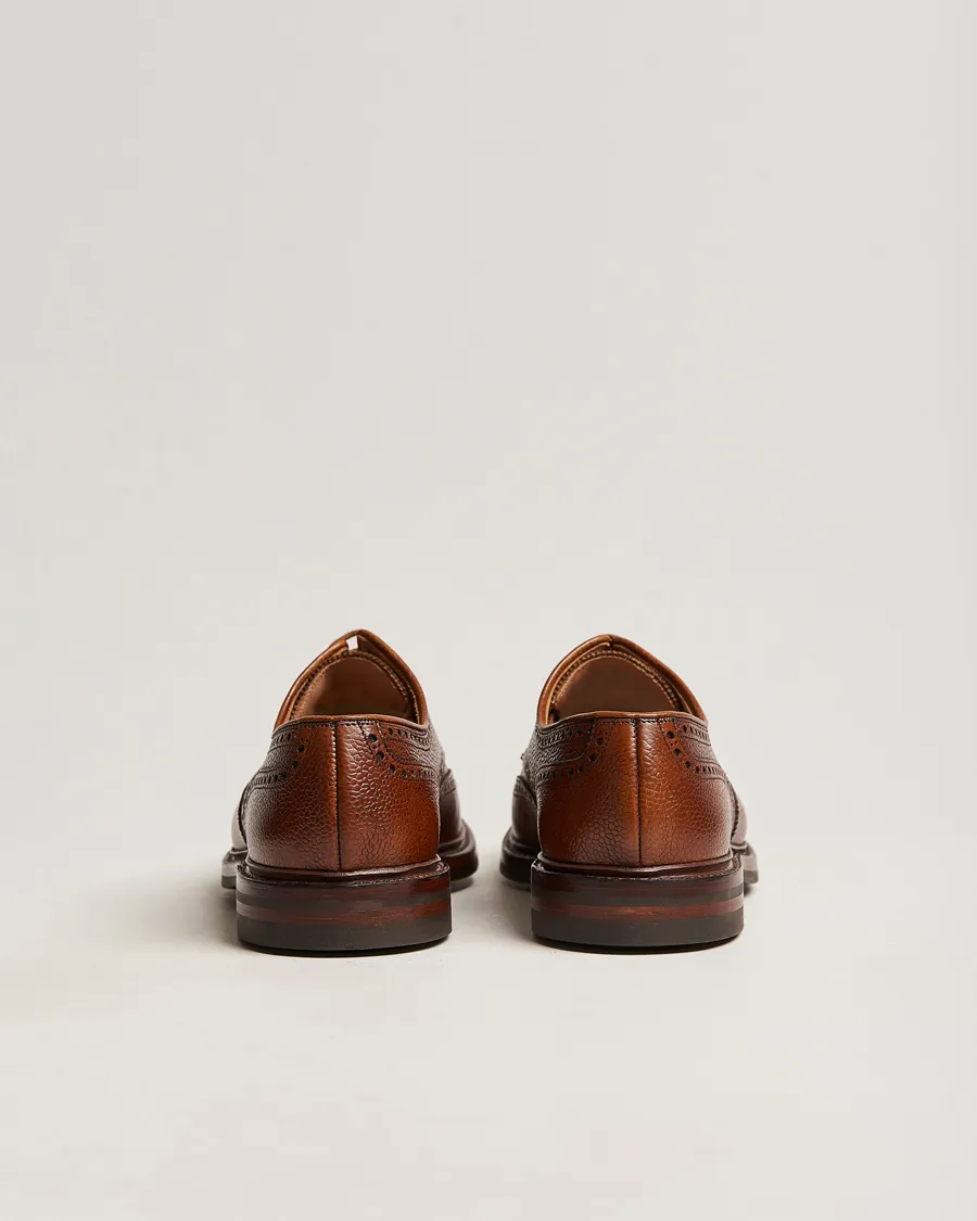 Crockett & Jones Pembroke Derbys Tan Grained Calf