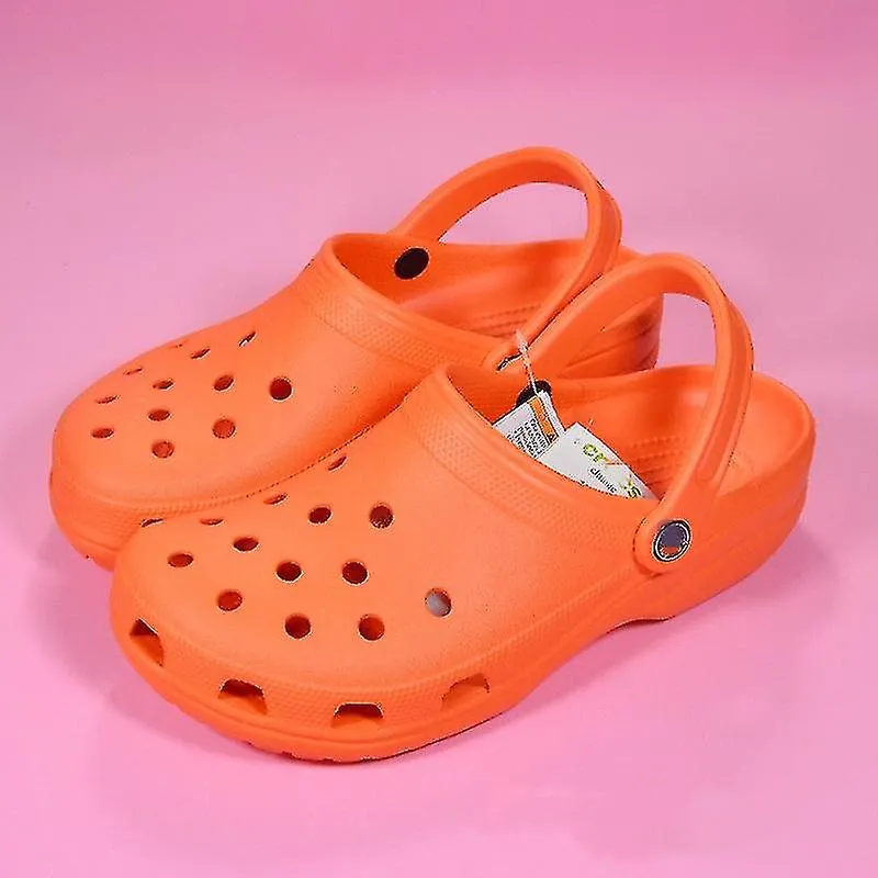 CROCS WOMEN'S CLASSIC CLOG7ORANGE ZING