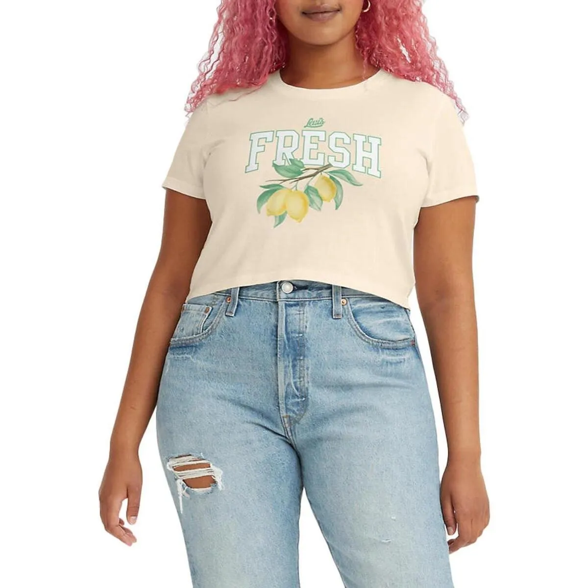 CROPPED JORDIE TEE STAY FRESH  STAY