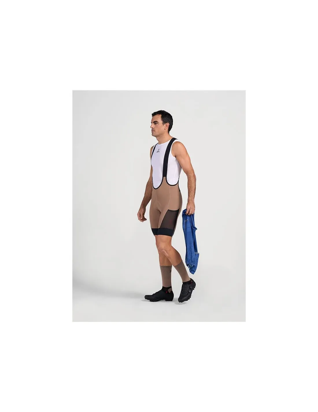 Culotte de ciclismo Spiuk Corto CT All Terrain Gravel Hombre Crema