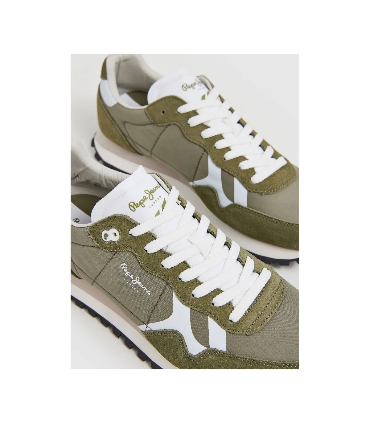 Deportivo hombre verde y blanco Pepe Jeans