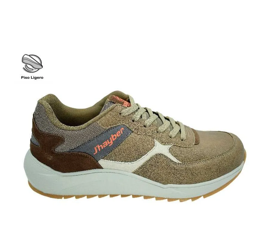 DEPORTIVO JHAYBER ZA591901 CHARPIN CÓMODA Y LIGERA PARA HOMBRE KAKI 27508