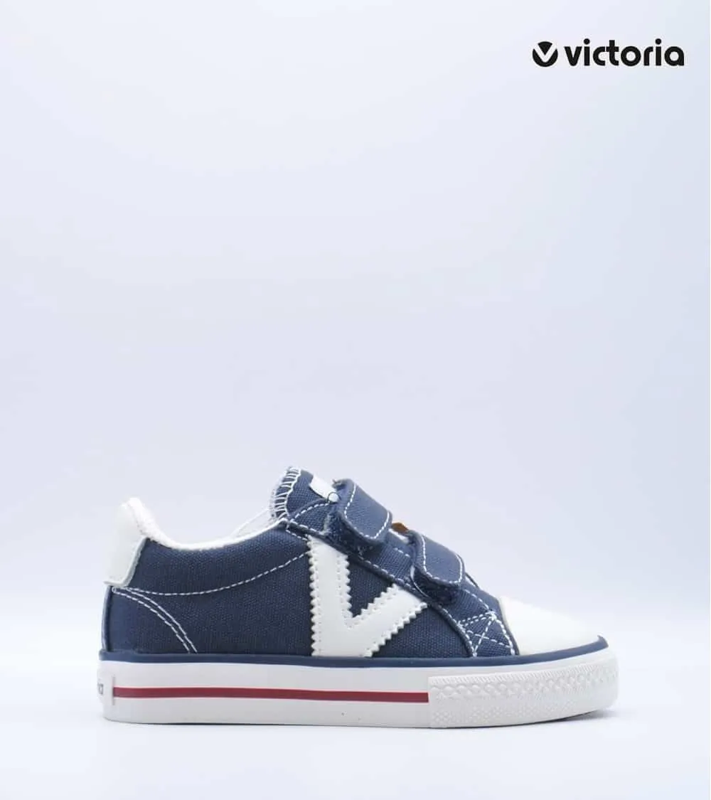DEPORTIVOS VICTORIA TRIBU VELCRO LONA MARINO