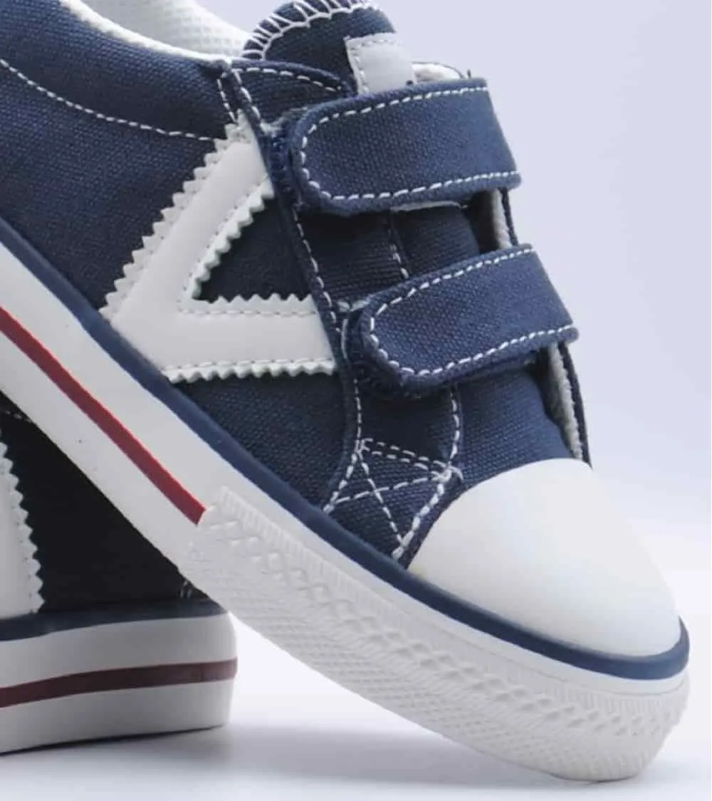 DEPORTIVOS VICTORIA TRIBU VELCRO LONA MARINO