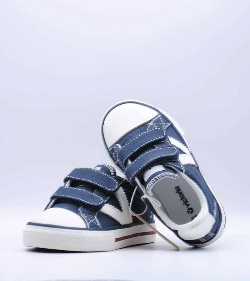 DEPORTIVOS VICTORIA TRIBU VELCRO LONA MARINO