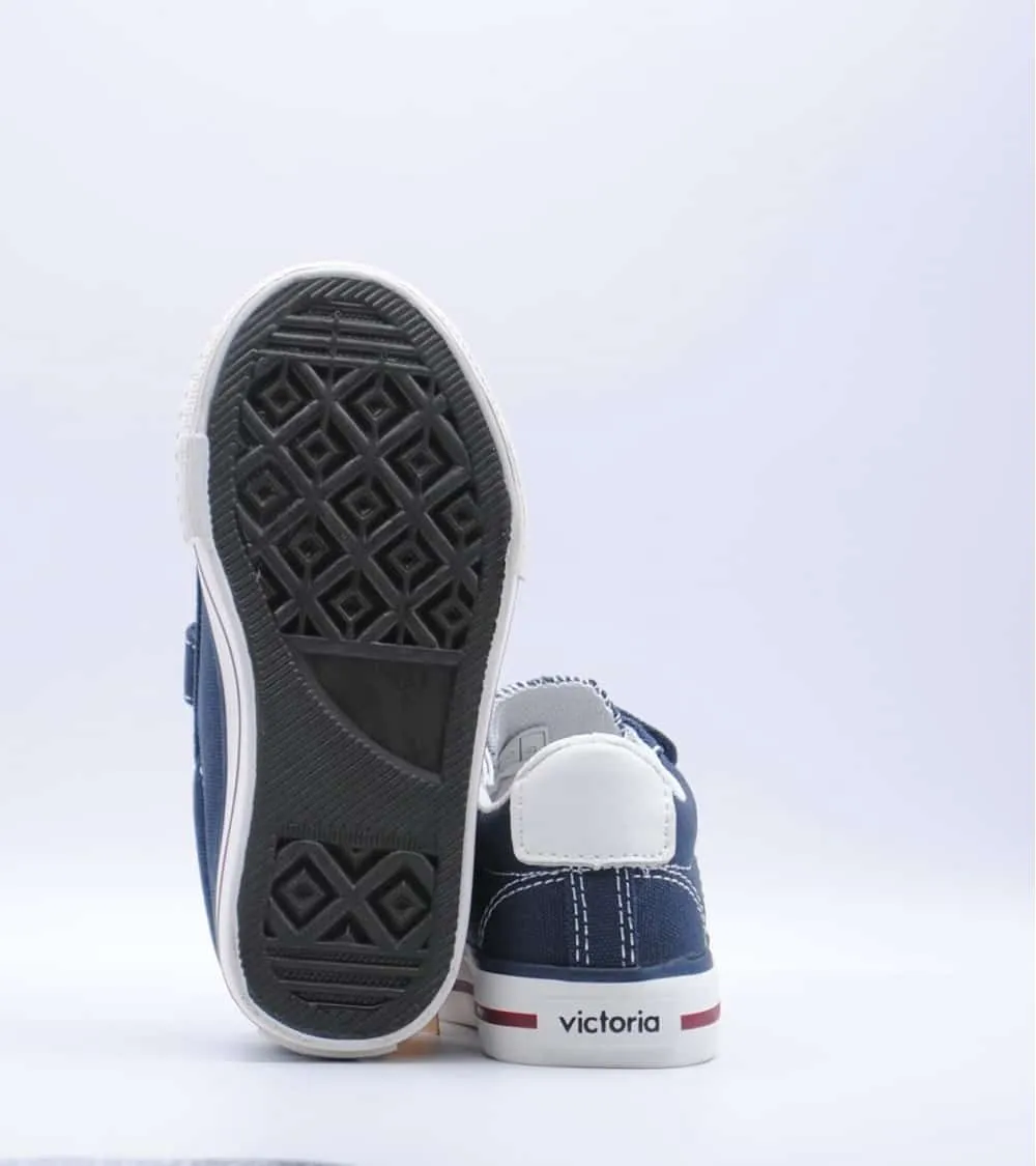 DEPORTIVOS VICTORIA TRIBU VELCRO LONA MARINO
