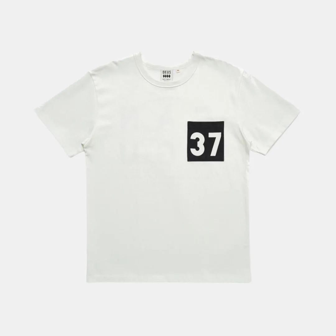 DEUS EX MACHINA CANGGU ADRESS TEE TSHIRT VINTAGE WHITE