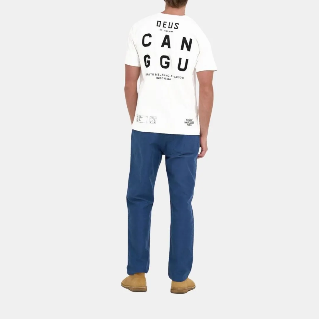 DEUS EX MACHINA CANGGU ADRESS TEE TSHIRT VINTAGE WHITE