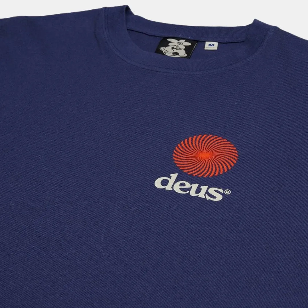 Deus Ex Machina Strata Tee Patriot Blue
