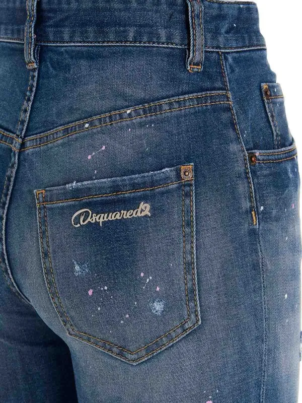 DSQUARED2 JEANS BOOTCUT  AZUL