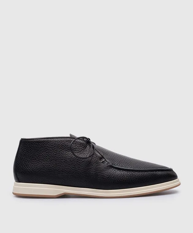 Enrico Mandelli Black leather desserts