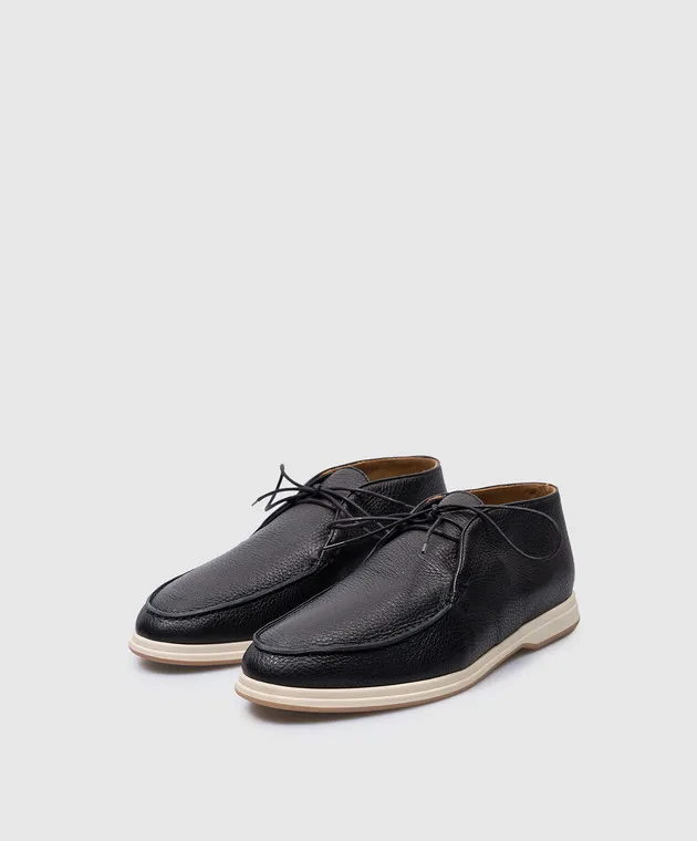 Enrico Mandelli Black leather desserts
