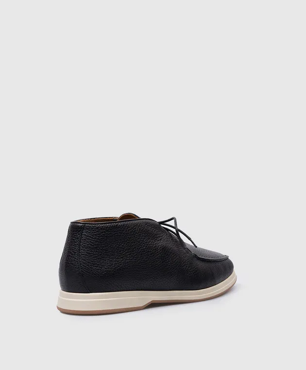 Enrico Mandelli Black leather desserts