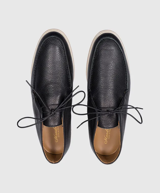 Enrico Mandelli Black leather desserts