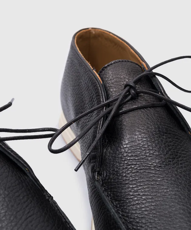 Enrico Mandelli Black leather desserts