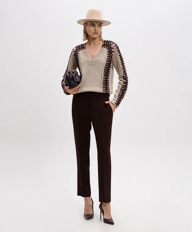 Ermanno Scervino Brown pants