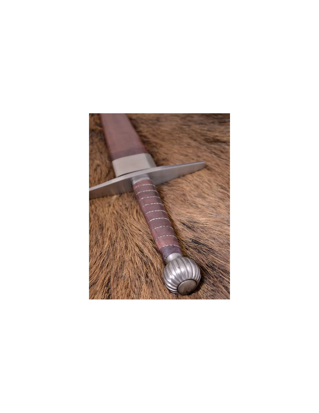 Espada Medieval larga con vaina, funcional