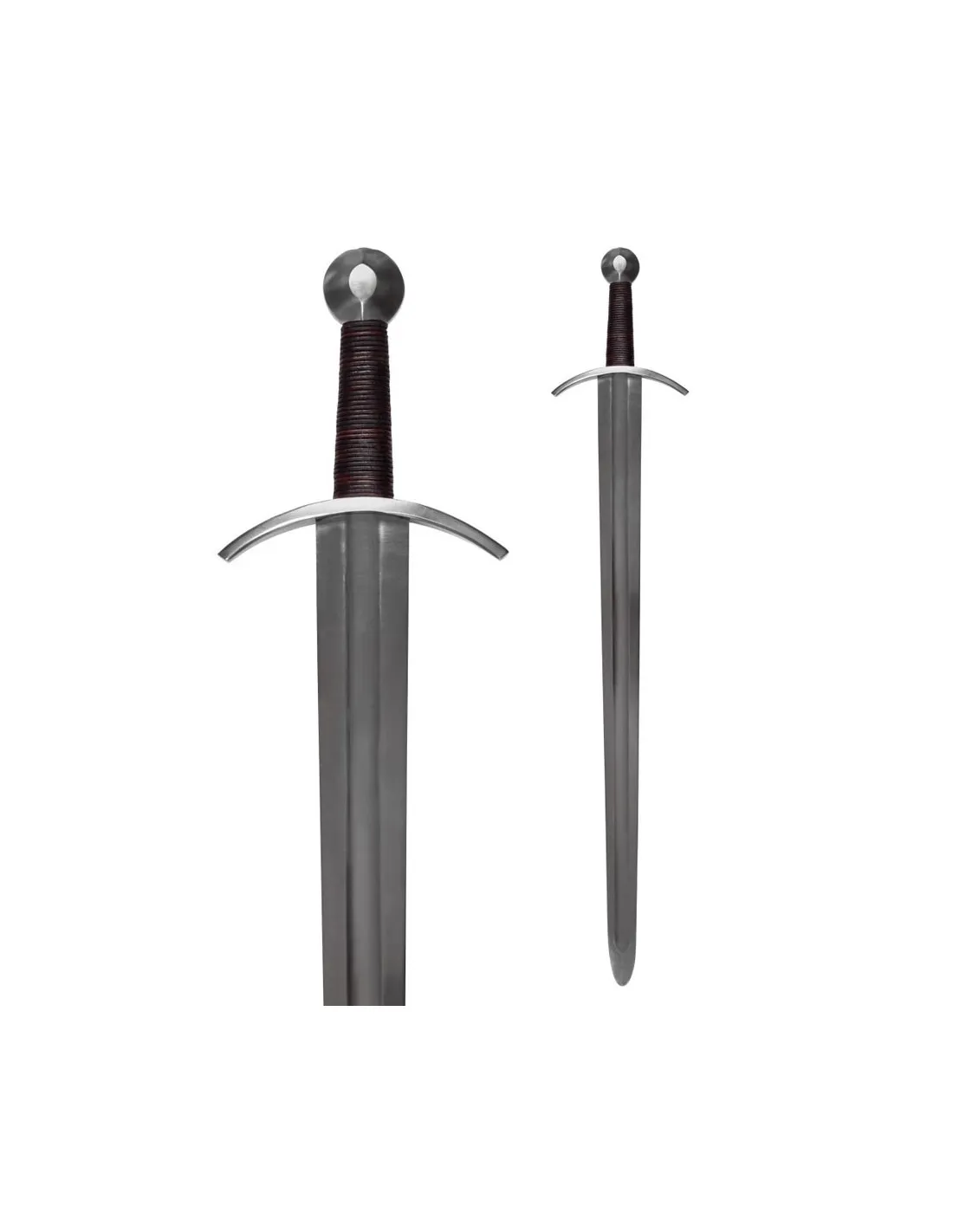 Espada medieval para prácticas con vaina