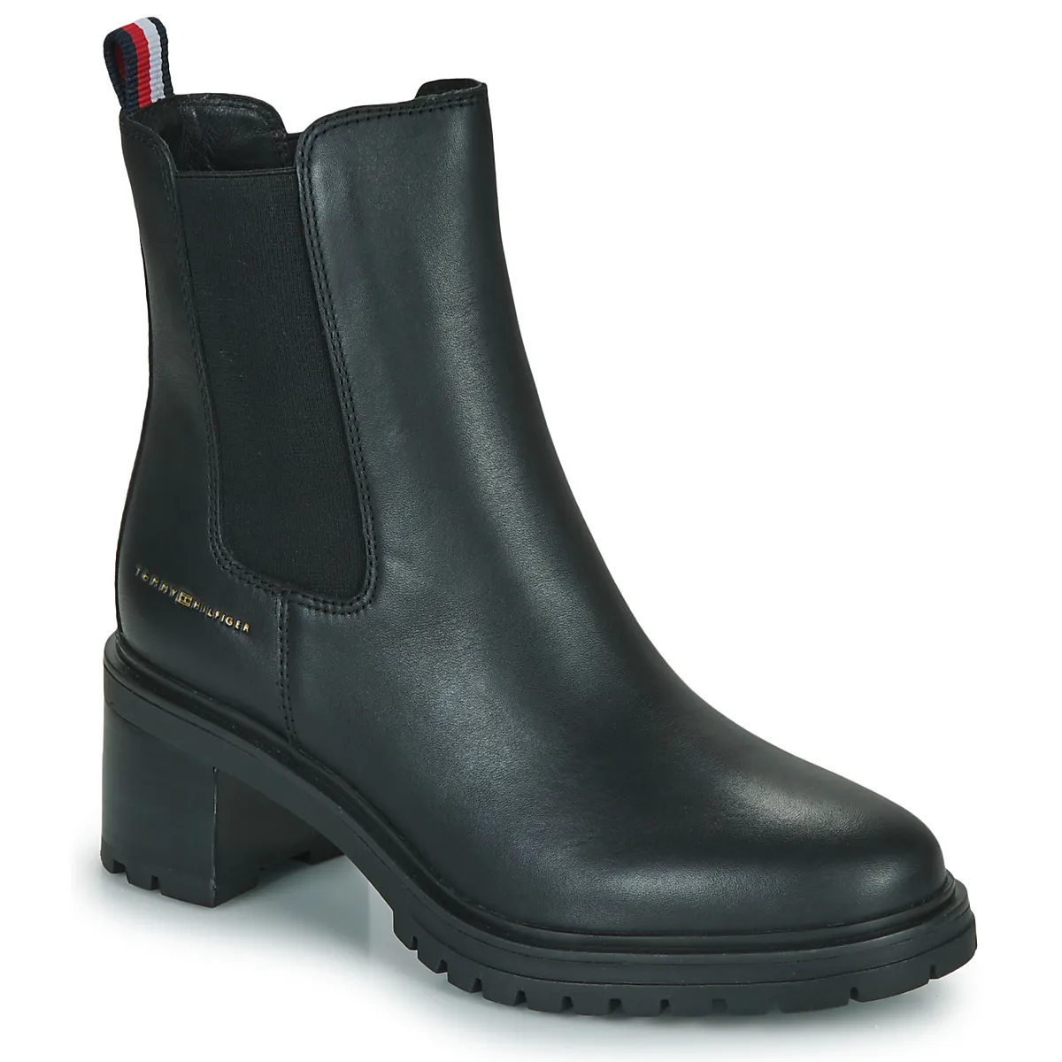 ESSENTIAL MIDHEEL LEATHER BOOTIE