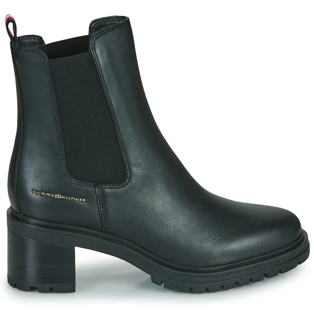 ESSENTIAL MIDHEEL LEATHER BOOTIE