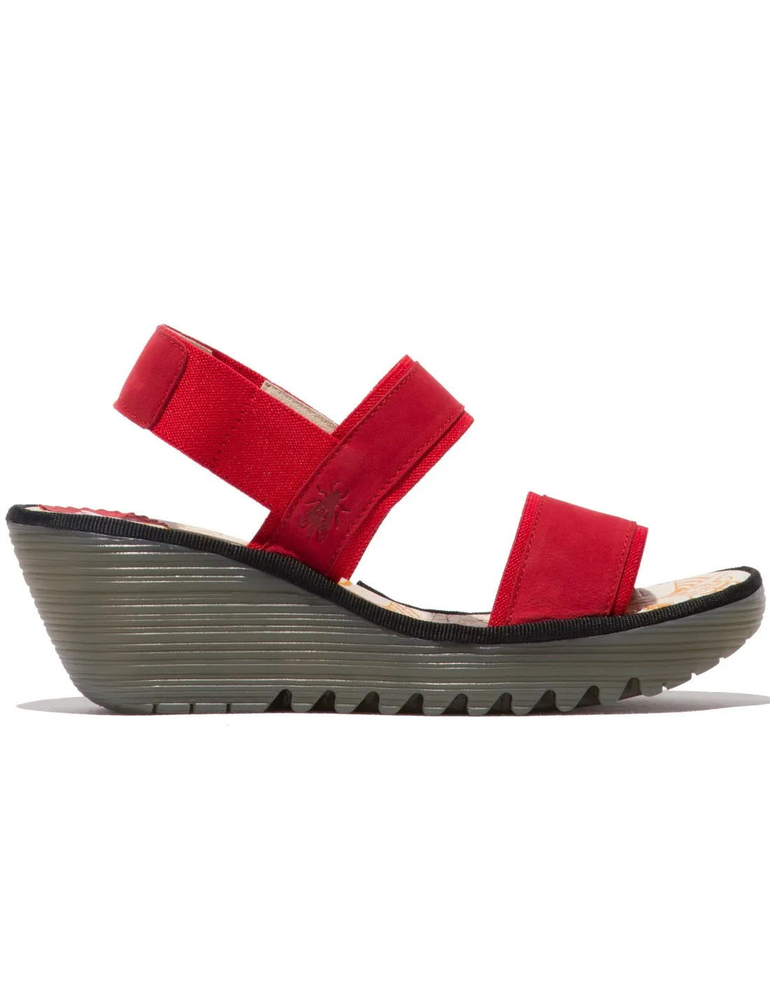 FLY LONDON YACO416 , sandalia mujer de cuña FLY LONDON