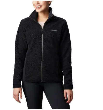 Forro polar Columbia Panorama Full Zip (negro) Mujer