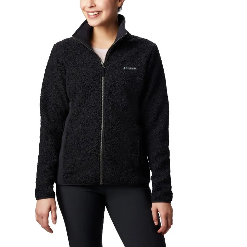 Forro polar Columbia Panorama Full Zip (negro) Mujer
