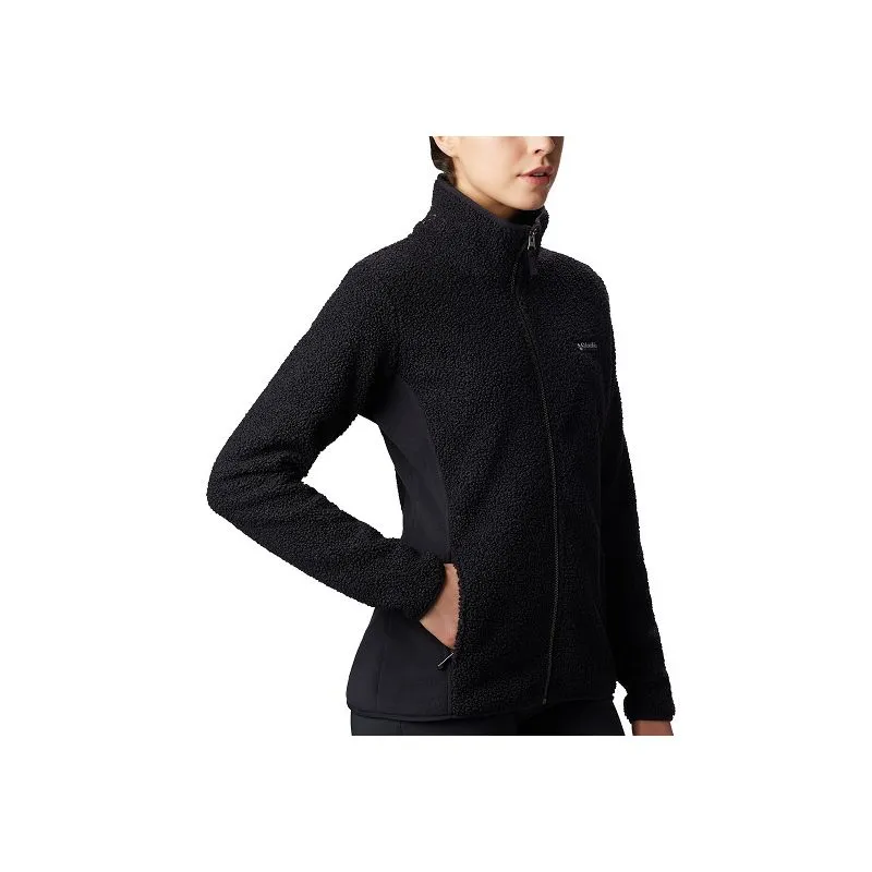 Forro polar Columbia Panorama Full Zip (negro) Mujer