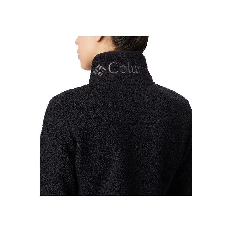 Forro polar Columbia Panorama Full Zip (negro) Mujer