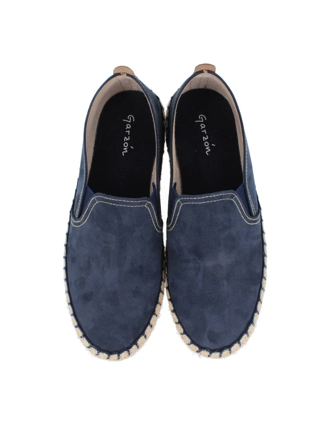 GARZóN  MOCASíN ELáSTICOS YUTE MARINO