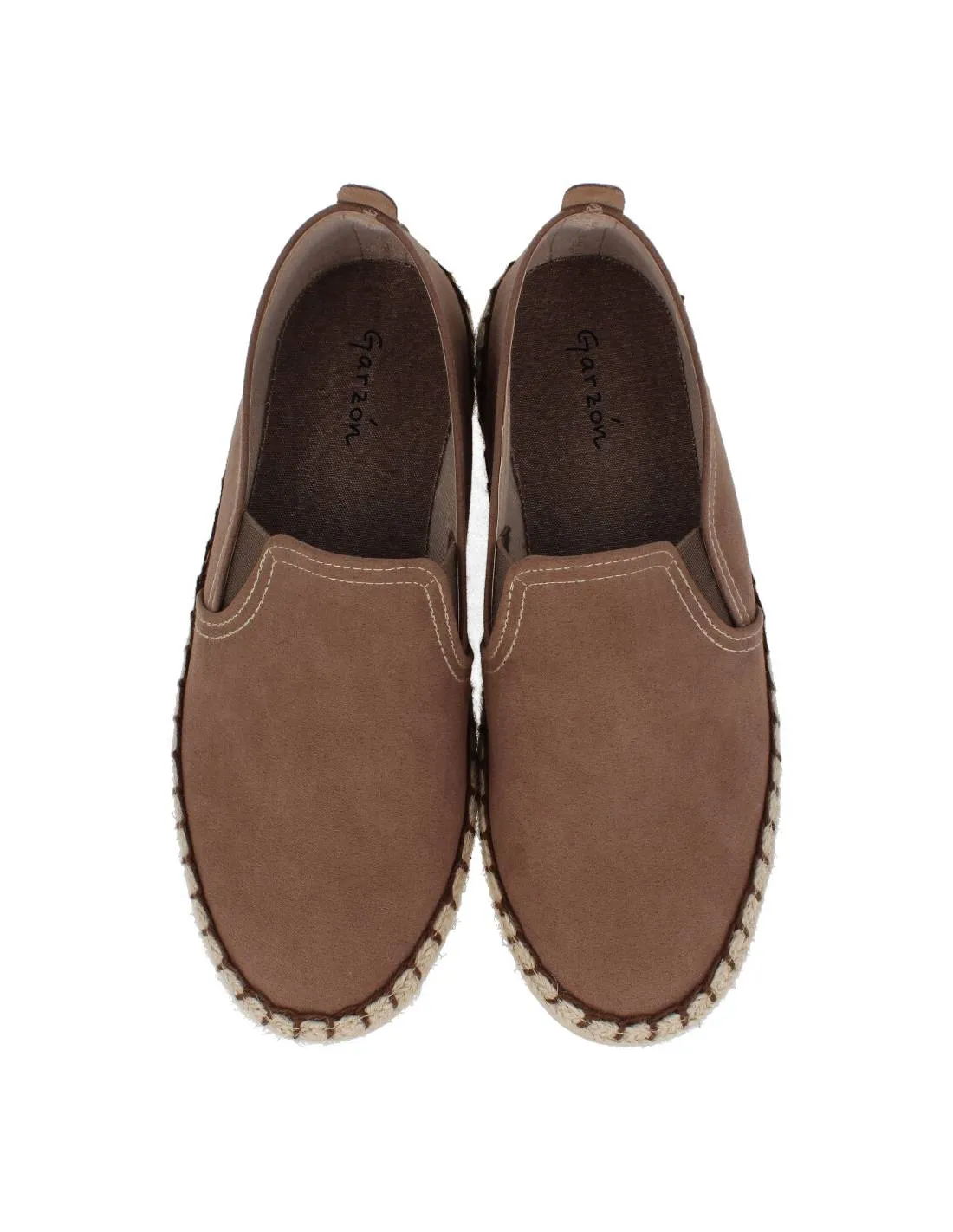 GARZóN  MOCASíN ELáSTICOS YUTE VISóN